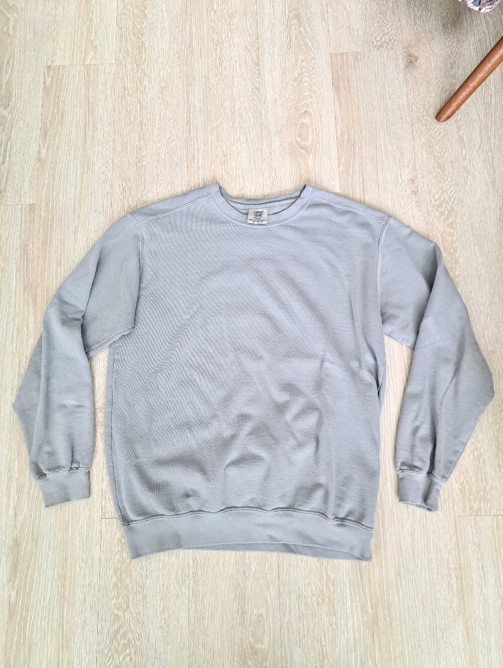 Comfort Colors Men's Light Gray Crewneck Sweatshirt Sz M